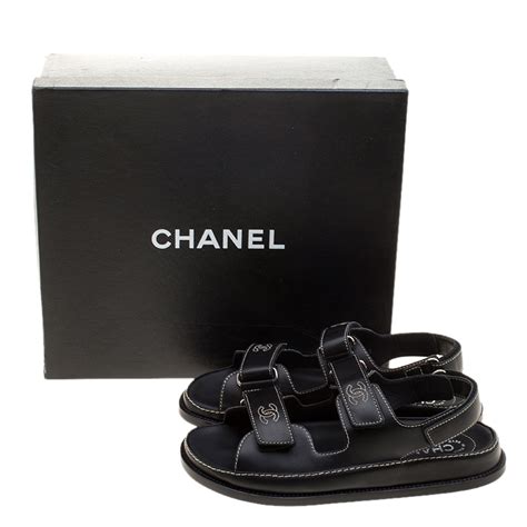 chanel sandales femme|chanel velcro sandals 2020 price.